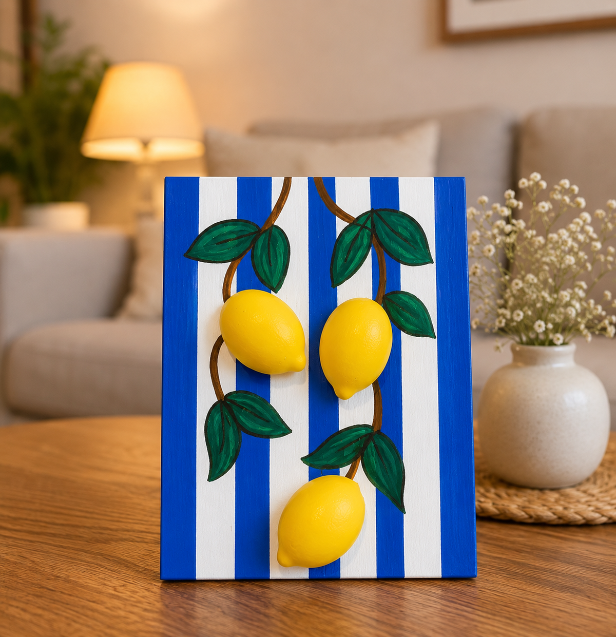 DIY 3D Lemon Canvas Kit