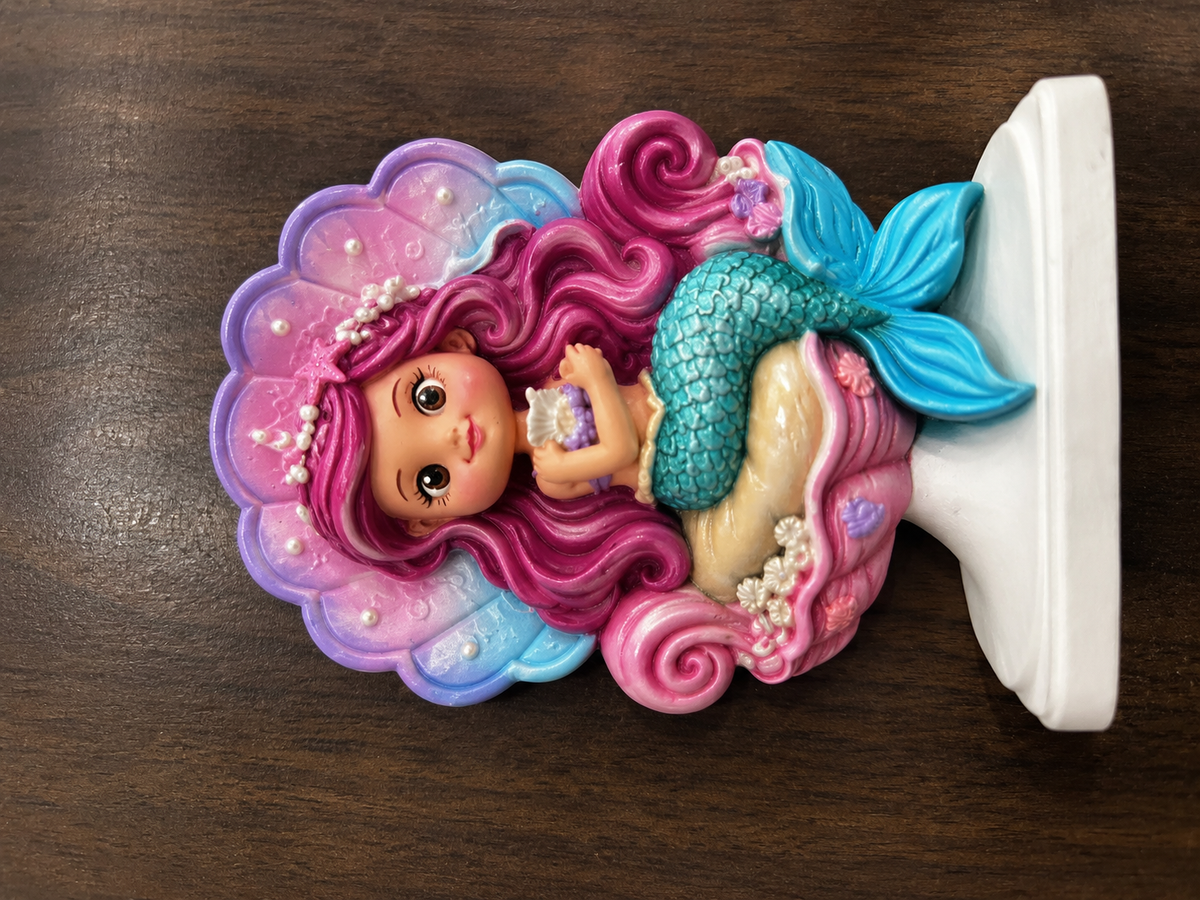 Mermaid queen Plaster Figure – DIY Painting & Gifting