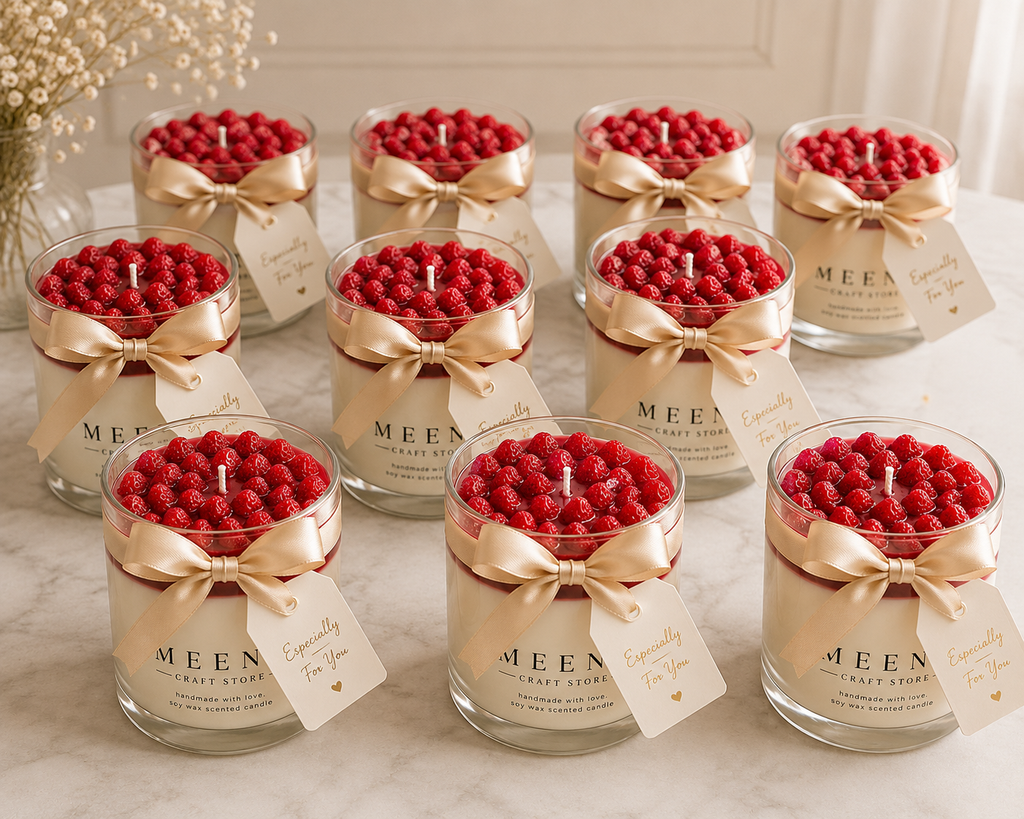 Lavender & Strawberry Soy Wax Candle – Handpoured Gift Candle