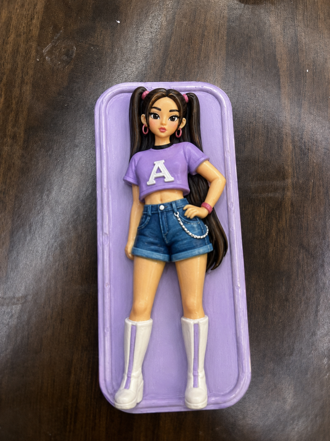 Mira K-Pop Girl Plaster Figure – DIY Painting & Gifting
