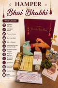 Hamper for Bhai Bhabhi - What's Inside Infographic