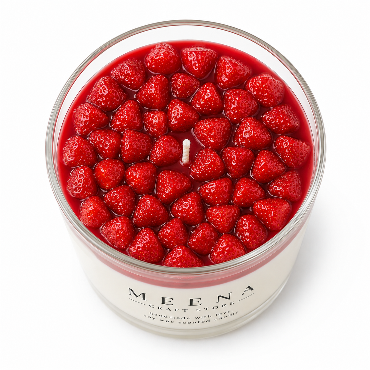 Lavender & Strawberry Soy Wax Candle – Handpoured Gift Candle