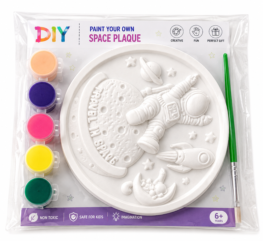 DIY Paint Your Own Space Plaque Kit – Travel in Space