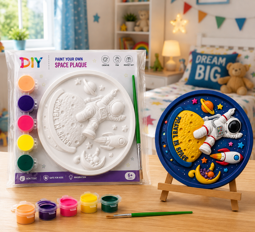 DIY Paint Your Own Space Plaque Kit – Travel in Space