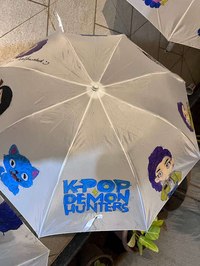 KPOP Umbrella DIY - completed example 2