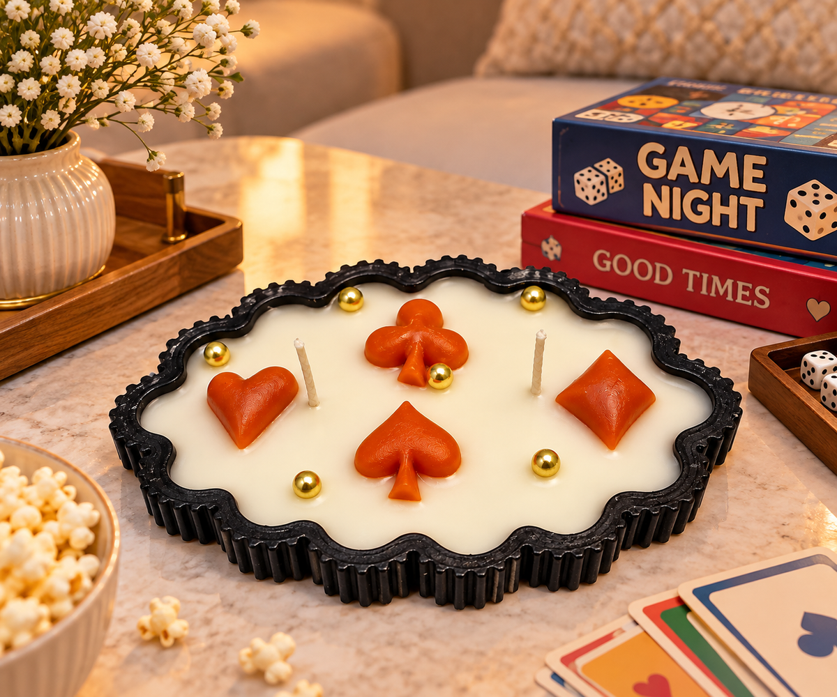 Playing Card Scented Soy Wax Candle