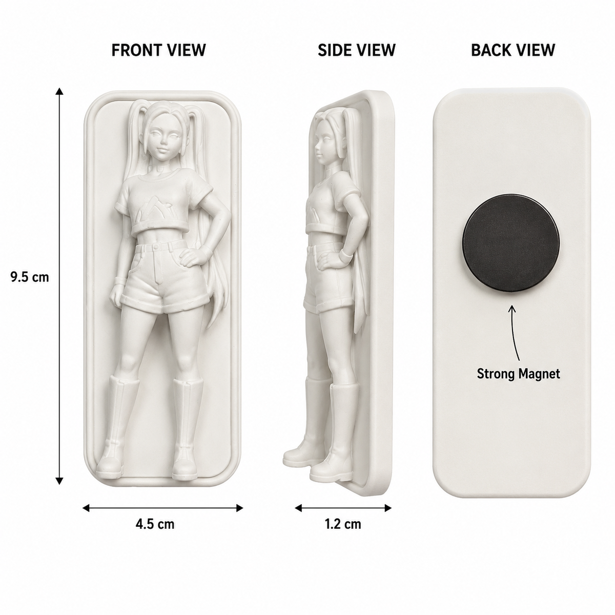 Mira K-Pop Girl Plaster Figure – DIY Painting & Gifting