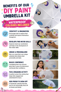 KPOP Umbrella DIY - girl characters with stars outline
