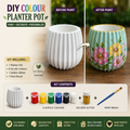 DIY Colour Planter Pot - Paint. Decorate. Personalize.