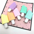 Myly Popsicles Ice Cream Highlighter pack of 6 pastel colours on pink background