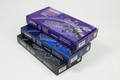 Camlin Scholar Essentials box variants in purple, blue and black