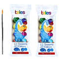 Tales Tempera Colours 12 bright shades with free paint brush