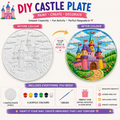 DIY Castle Plate - Paint. Create. Decorate.