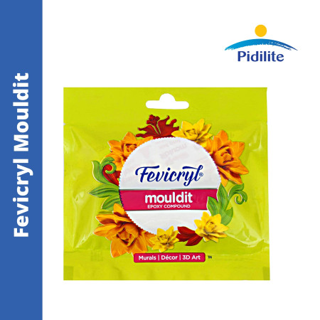 Pidilite Fevicryl Mouldit Epoxy Compound 50g for murals decor and 3D art