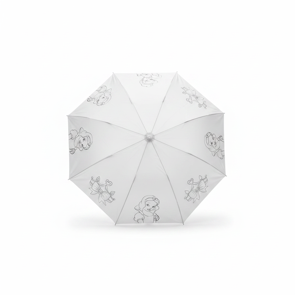 Disney Princess Characters DIY Umbrella Activity Kit - studio mockup