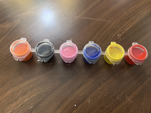Acrylic Paint Pots for DIY Plaster Magnets – Choose Your Colours