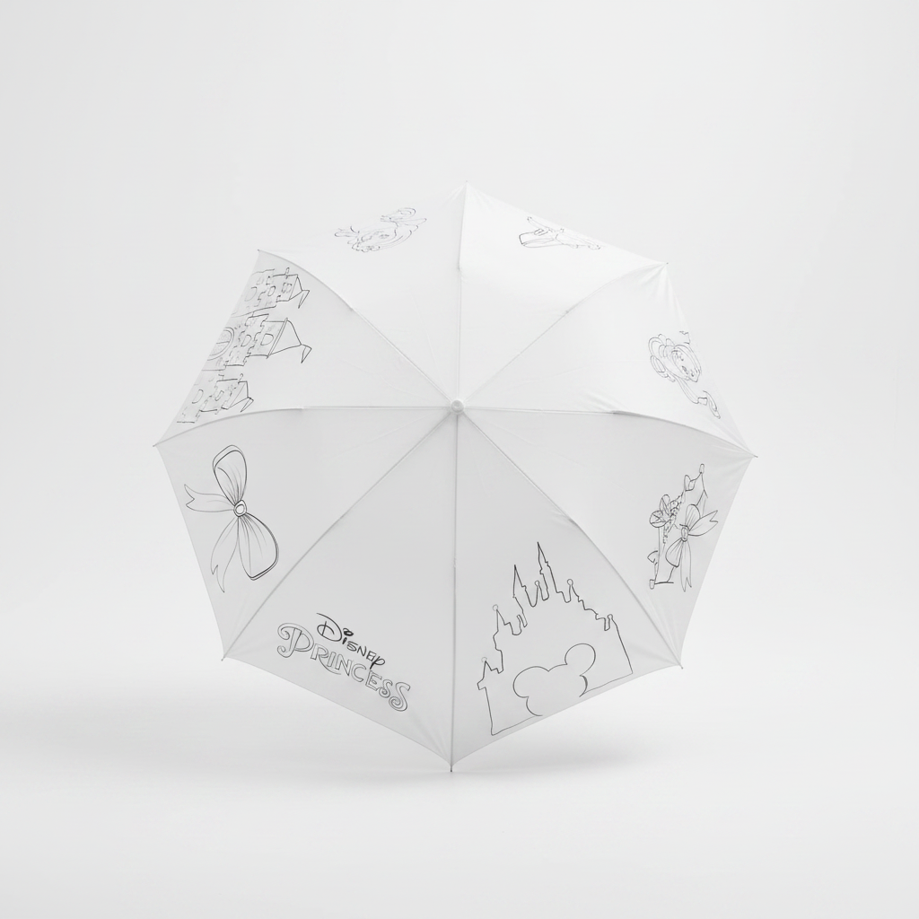 Disney Princess DIY Umbrella Activity Kit - studio mockup