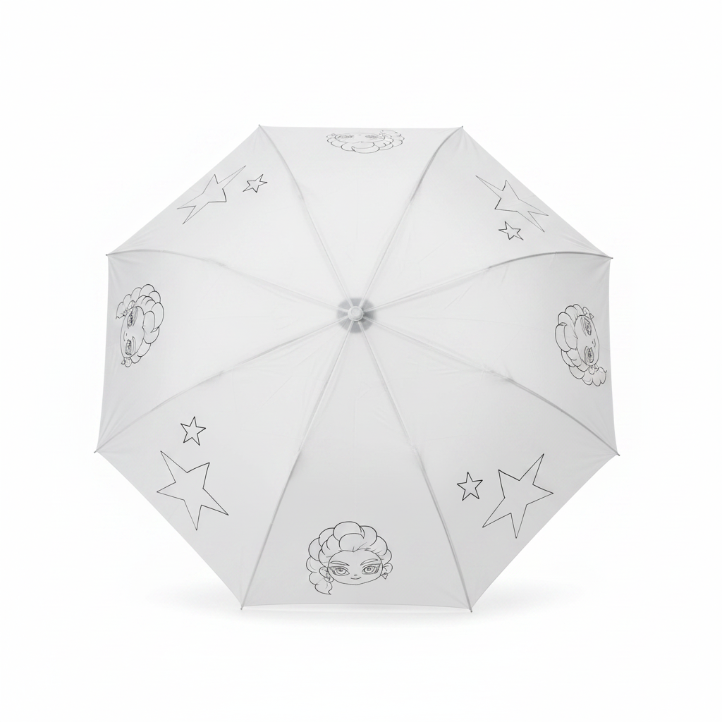 KPOP Stars DIY Umbrella Activity Kit - product mockup
