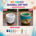 DIY Colour Seashell Cup Tray - Paint. Personalise. Perfect!