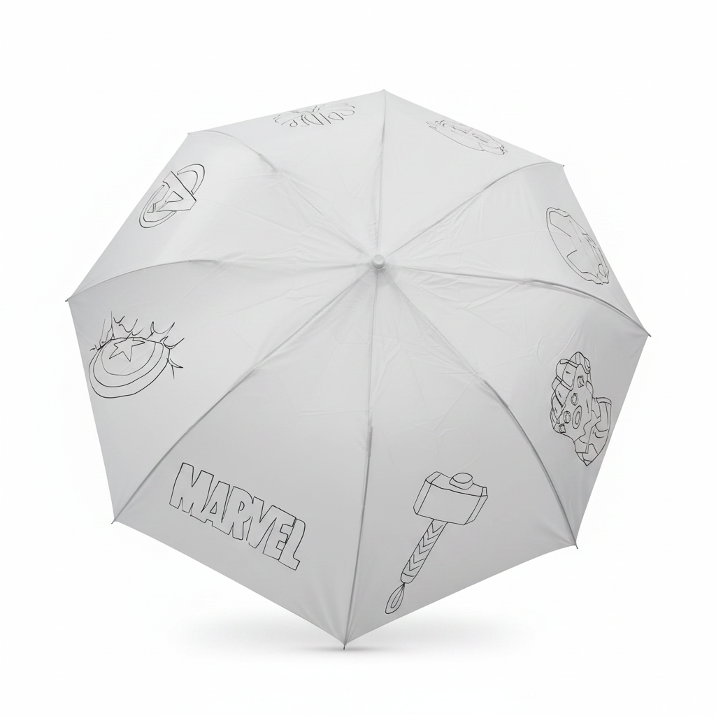 Marvel DIY Umbrella Activity Kit mockup