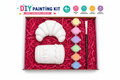 DIY Croissant and JAM Jar Painting Kit open gift box with contents