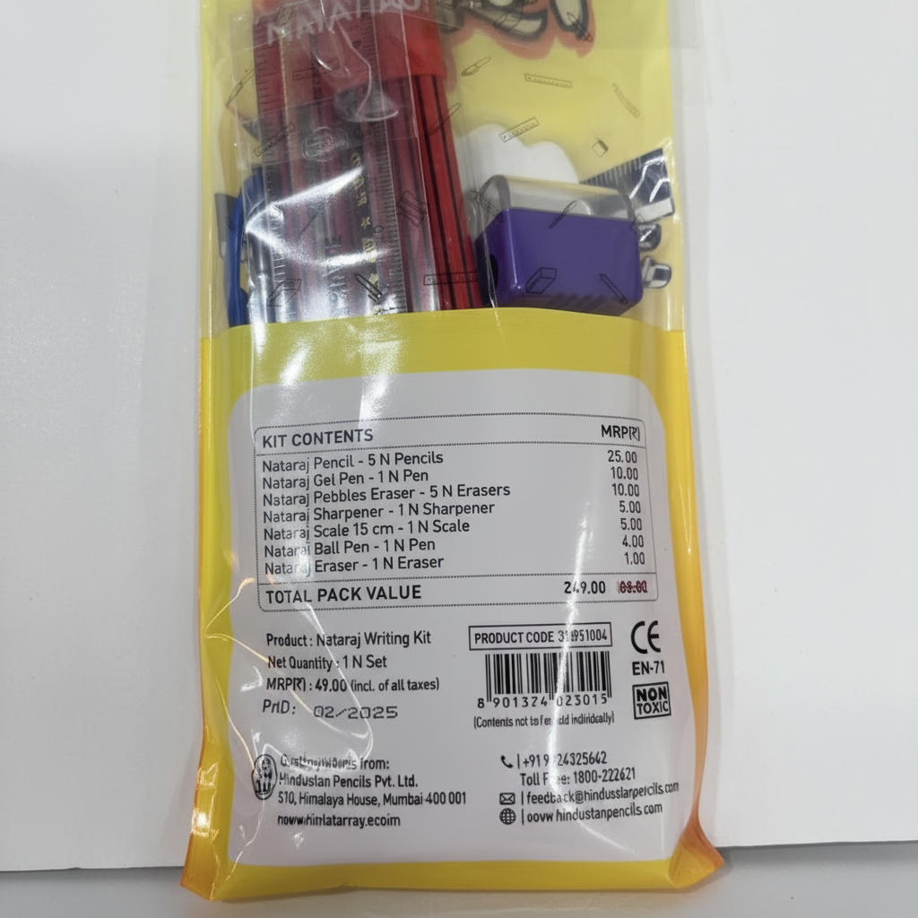 Nataraj Writing Kit - Kit Contents