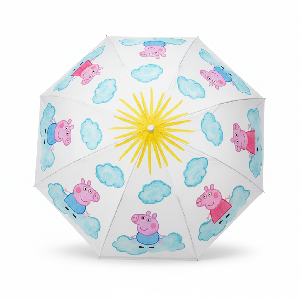 Peppa Pig DIY Umbrella - painted version