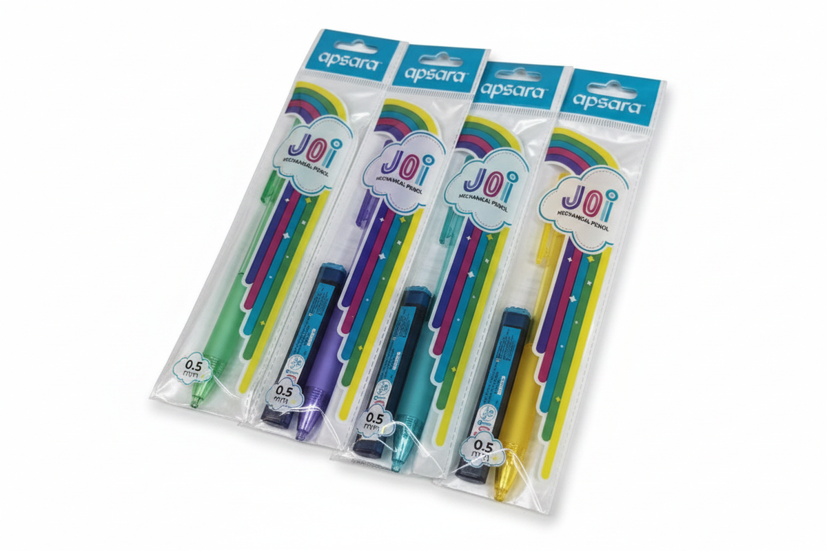 Apsara JOI Mechanical Pencil 0.5mm all 4 colour variants