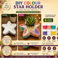 DIY Colour Star Holder - Paint. Decorate. Plant. Love.