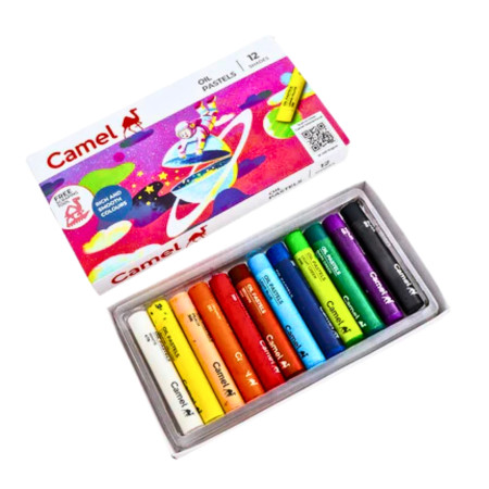Camel Oil Pastels 12 Shades