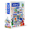 DOMS Junior Art Kit complete art set in gift box with transparent backpack