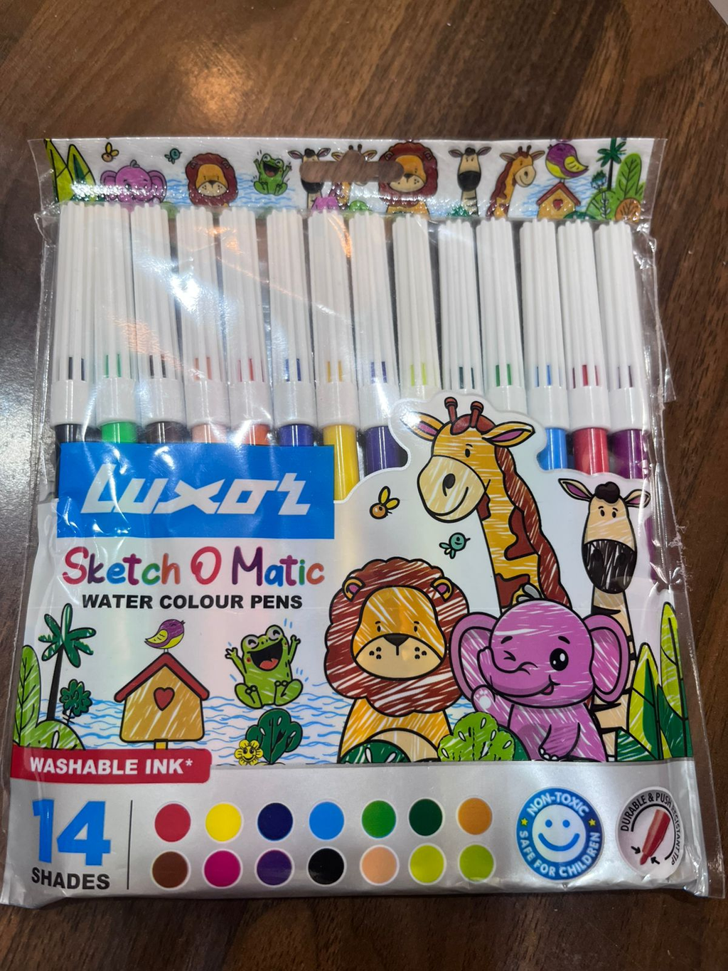 Luxor Sketch O Matic Water Colour Pens – 14 Shades | Return Gift for Kids