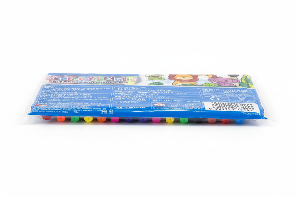Luxor Sketch O Matic Water Colour Pens 14 shades - back view