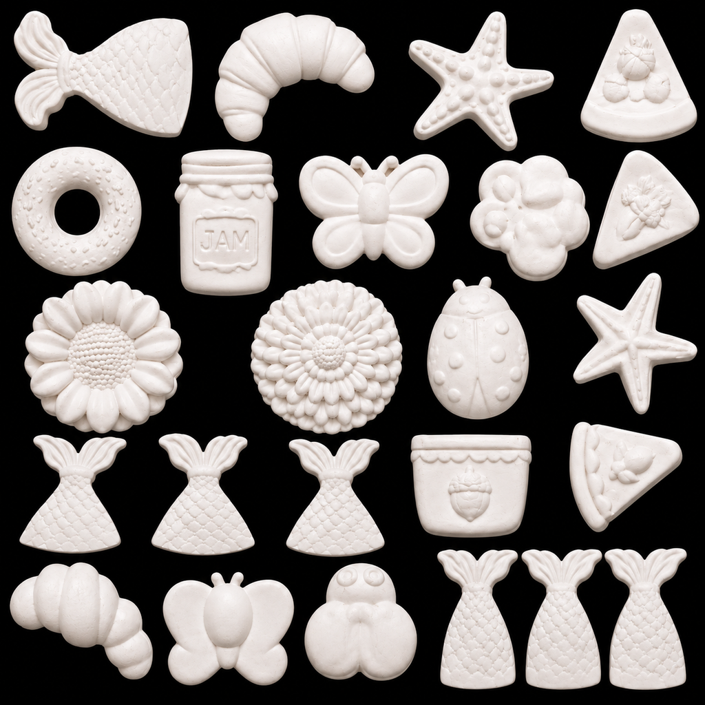 DIY Plaster Fridge Magnet – Paint Your Own Figure | Return Gift